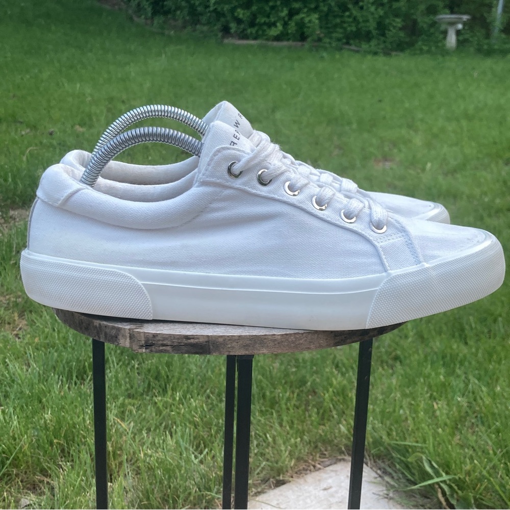 New Republic White Low Top Sneakers women size 9.5